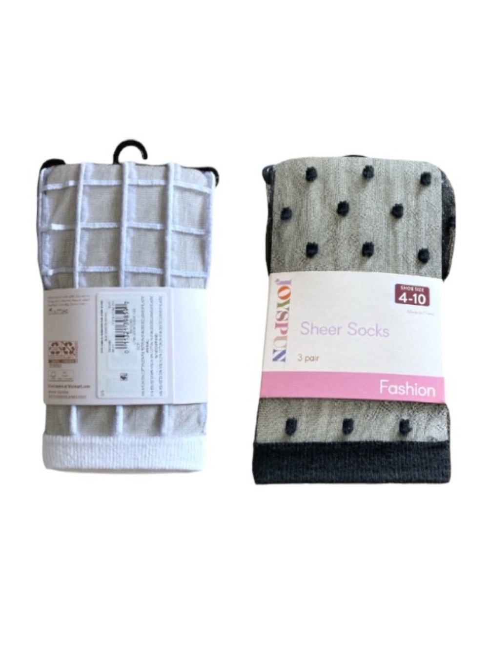 Joyspun Sheer Fashion Print  Socks